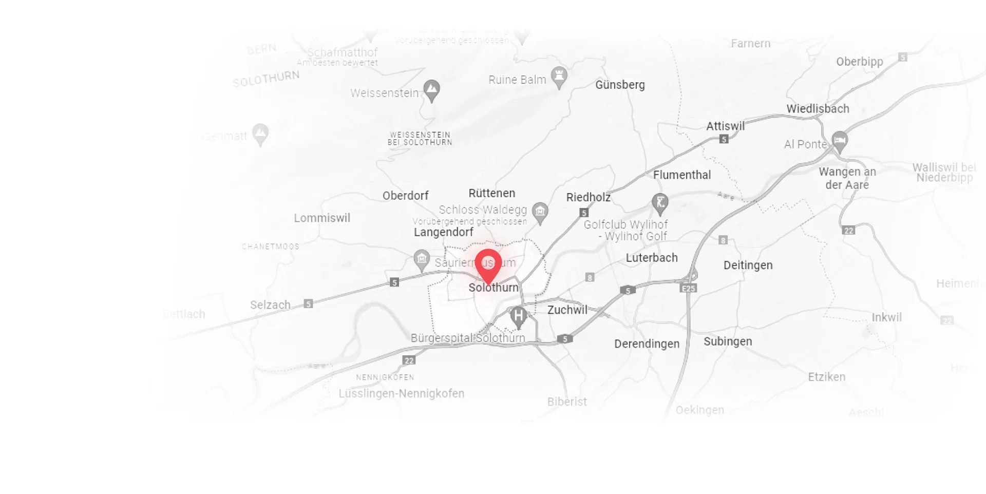 Karte Standort Solothurn