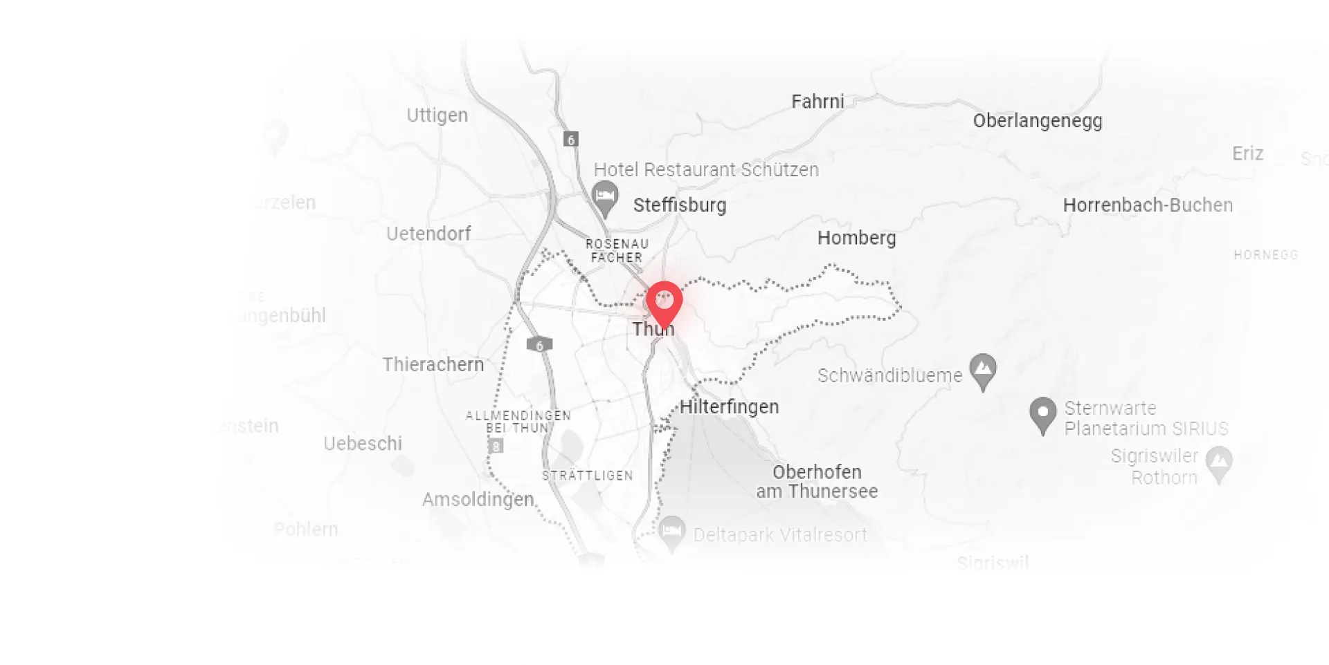 Karte Standort Thun